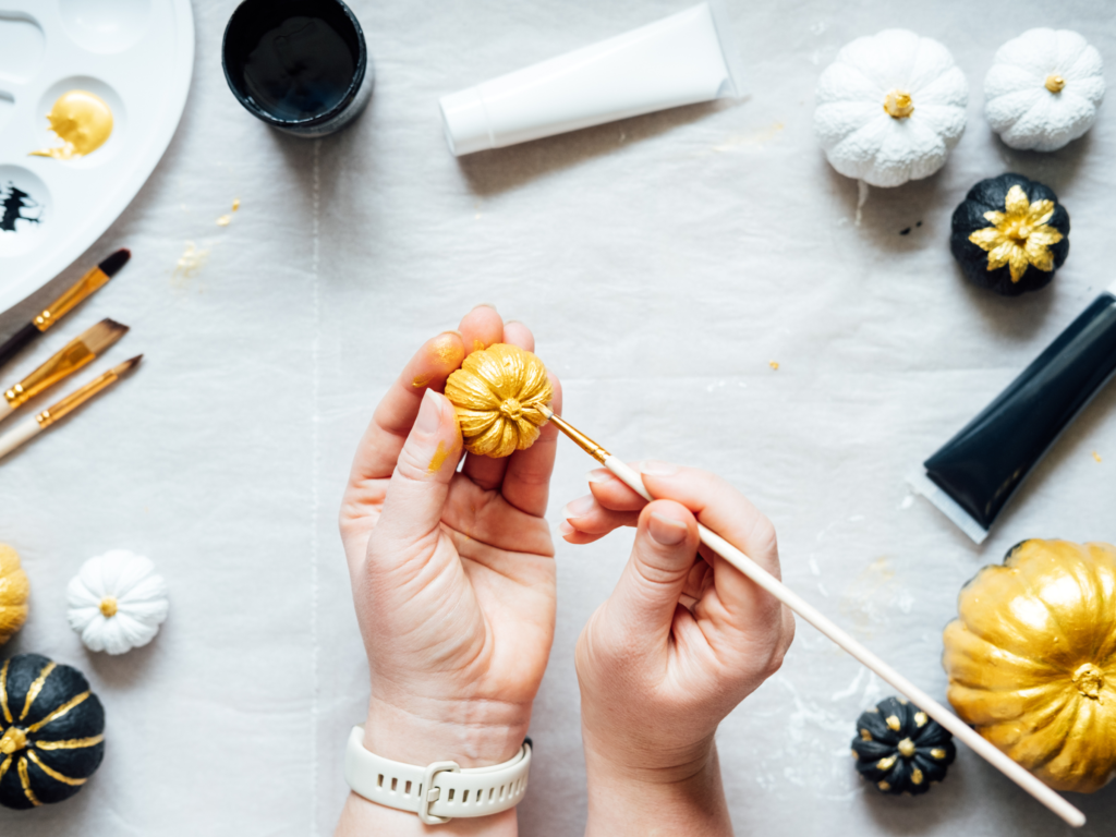 DIY pumpkin decor