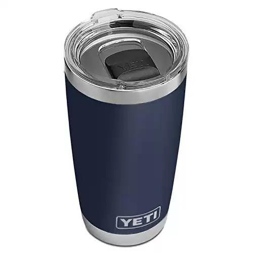 YETI Rambler 20 oz Tumbler, Stainless Steel,