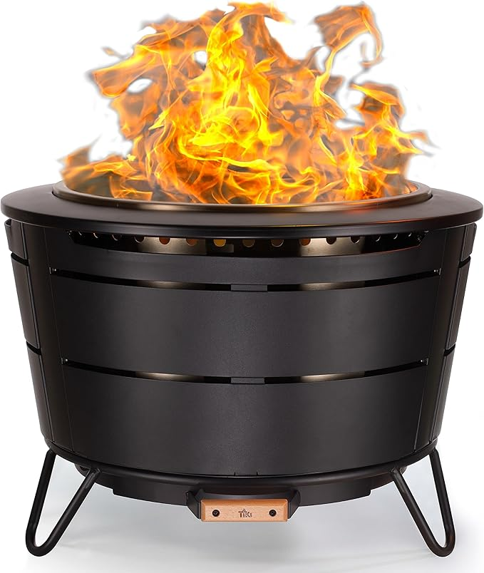 TIKI 27.5-Inch Smokeless Reunion Fire Pit